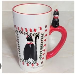 Sakura Oneida Fiddlestix Retired Cat Mug